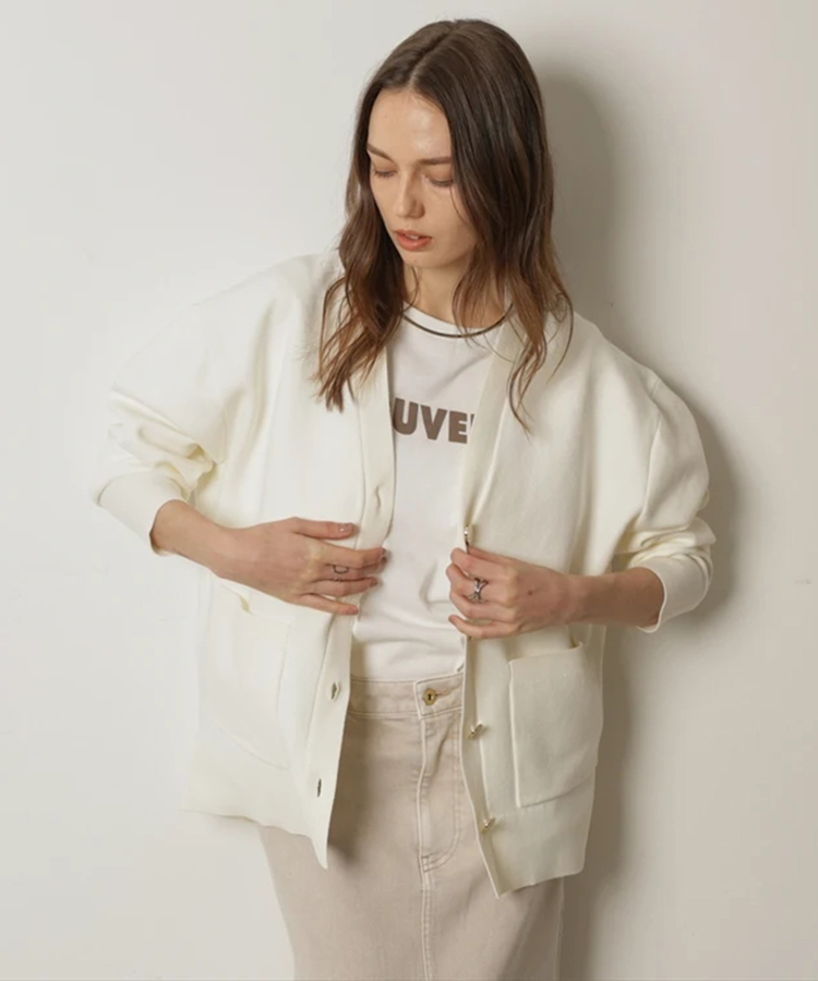 ダブルフェイスニットカーデ | カーデ | CADUNE（カデュネ） │【公式