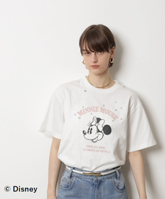 CADUNE(カデュネ) |＜別注＞ミニーマウス／パールＴシャツ