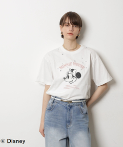 CADUNE(カデュネ) |＜別注＞ミニーマウス／パールＴシャツ
