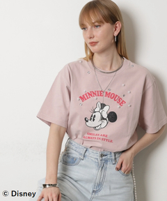 CADUNE(カデュネ) |＜別注＞ミニーマウス／パールＴシャツ
