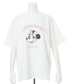 CADUNE(カデュネ) |＜別注＞ミニーマウス／パールＴシャツ
