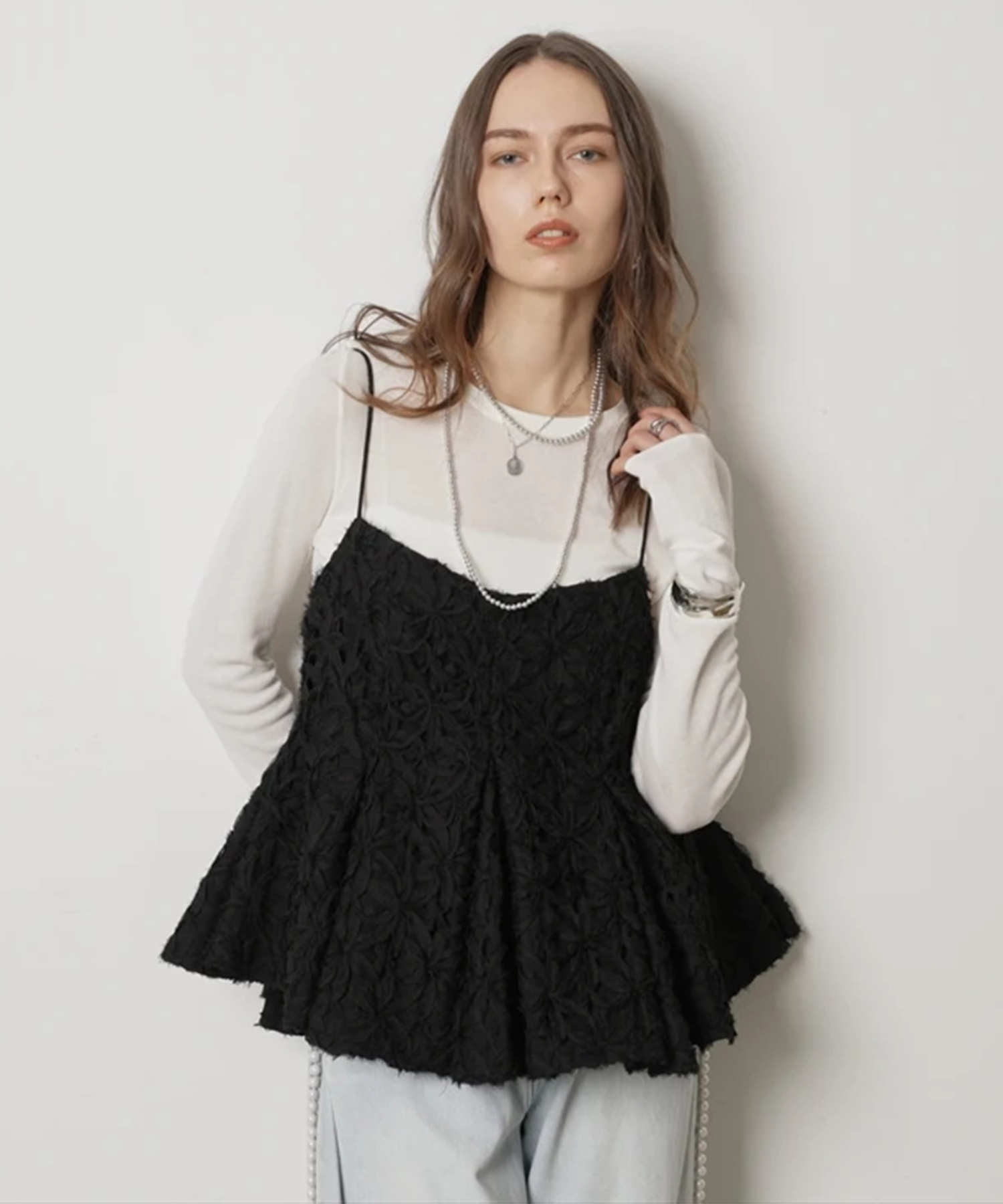 リボンレースキャミ | キャミソール・ベアトップ・タンクトップ