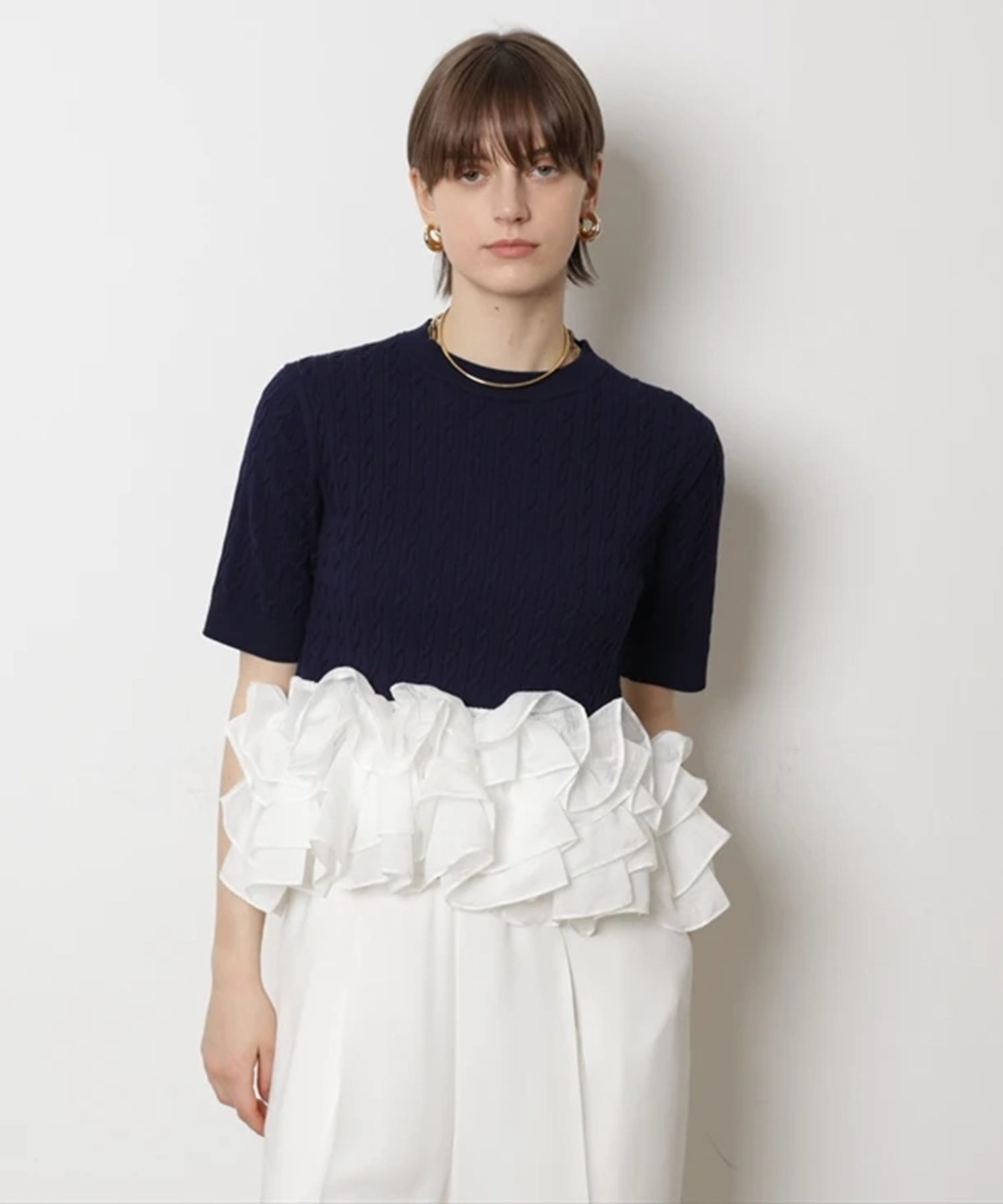 裾ティアードプルオーバー | ニット | CADUNE（カデュネ） │【公式