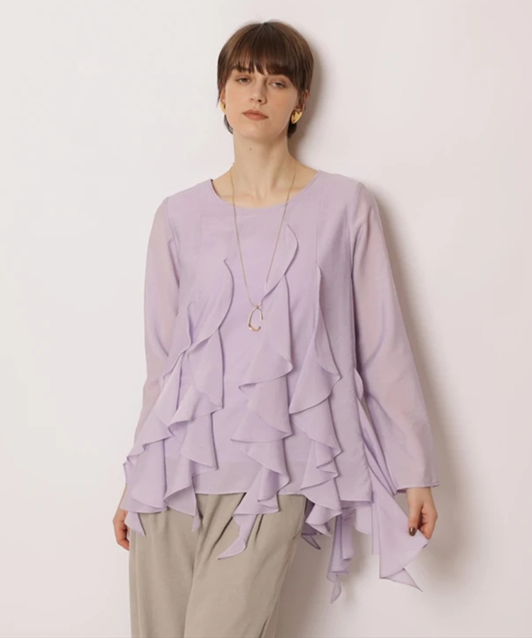≪WEB限定≫フリルチュニック | シャツ・ブラウス | CADUNE（カデュネ