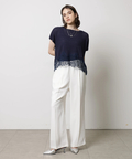≪店舗限定≫裾レースメッシュニット | ニット | CADUNE（カデュネ