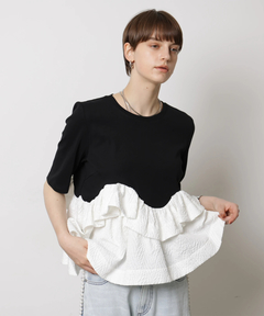 CADUNE(カデュネ) |フリル裾カットソー