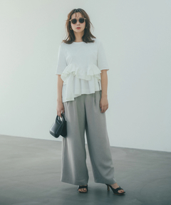 CADUNE(カデュネ) |フリル裾カットソー