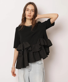 CADUNE(カデュネ) |フリル裾カットソー