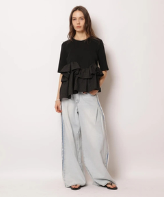 CADUNE(カデュネ) |フリル裾カットソー
