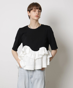 CADUNE(カデュネ) |フリル裾カットソー