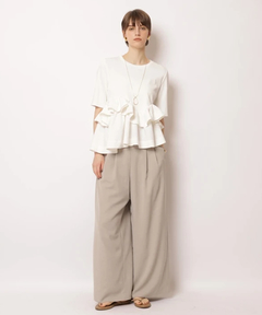 CADUNE(カデュネ) |フリル裾カットソー