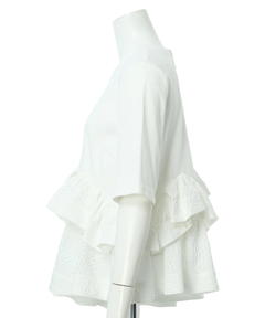 CADUNE(カデュネ) |フリル裾カットソー