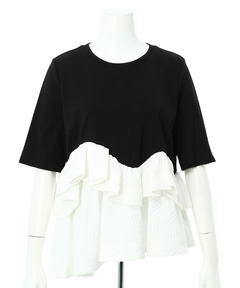 CADUNE(カデュネ) |フリル裾カットソー