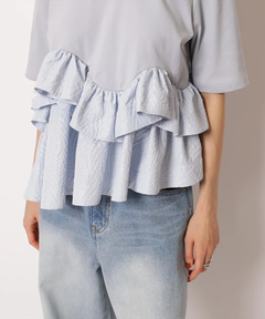 CADUNE(カデュネ) |[WEB LIMITED]フリル裾カットソー