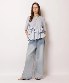 CADUNE(カデュネ) |[WEB LIMITED]フリル裾カットソー