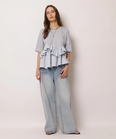 CADUNE(カデュネ) |[WEB LIMITED]フリル裾カットソー