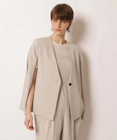 CADUNE カデュネ 麻混ダブルカラージャケット CADUNE（カデュネ）の「ジャケット（その他アウター）」 - WEAR