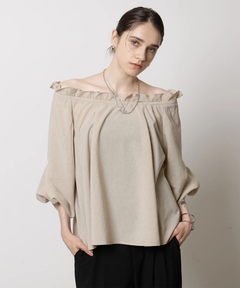 CADUNE(カデュネ) |クールエアーオフショルブラウス