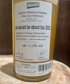 CADUNE WINE(カデュネ ワイン) |ヘイダー/ライフ・シュドゥ・ビーアバウト・ファン/2022